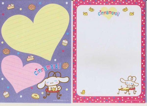 Papel de Carta-Cinnamoroll- Importado