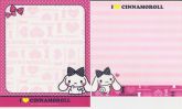 Papel de Carta-Cinnamoroll- Importado